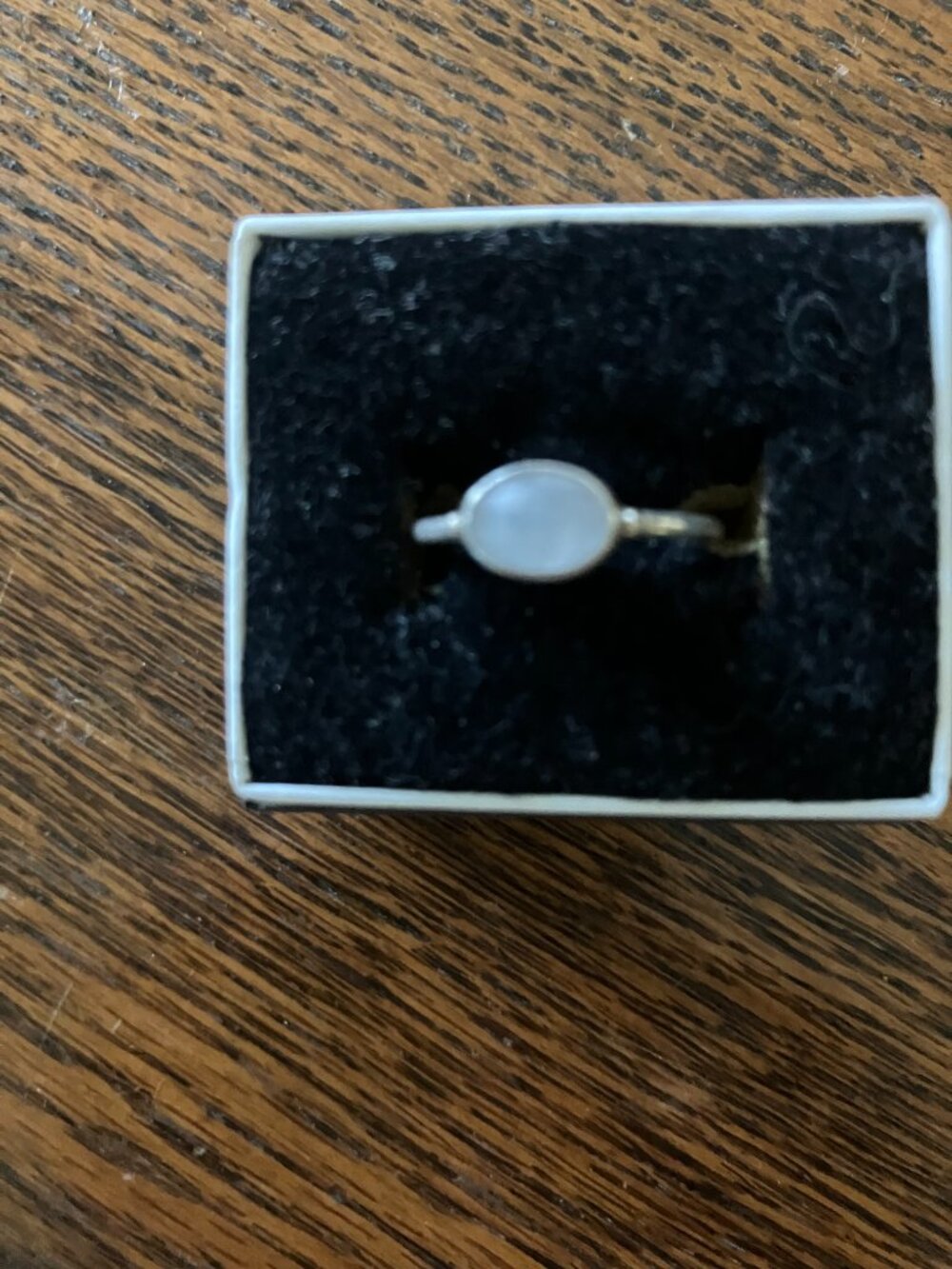 Sundance Sterling Silver Moonstone Ring Size 5 - Picture 2 of 4